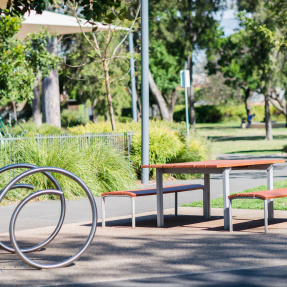 Dunstone Grove, Stepney - bike racks