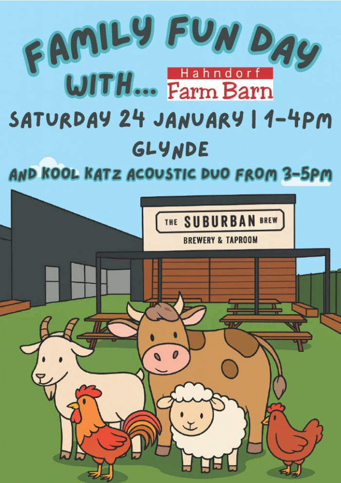 Image for Family Fun Day w/ Hahndorf Farm @ Suburban Brew