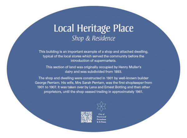 Heritage Property Plaque Template