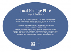 Heritage Property Plaque Template